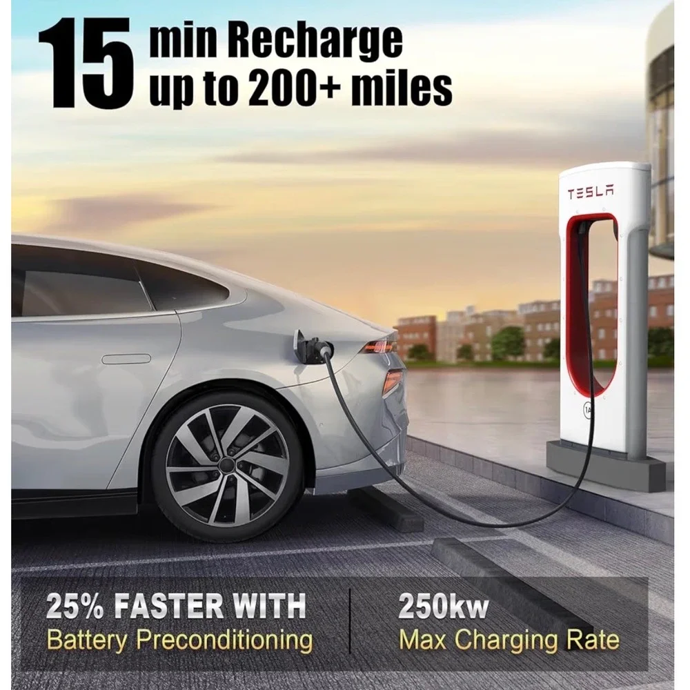 Tesla Supercharger to CCS1 Adapter NACS Fast Charge 500A 1000V DD005 Ford GM EV